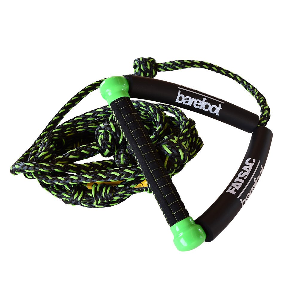 FATSAC 25 Wake Surf Rope Handle Combo - Green Black [M1035-C] - Houseboatparts.com