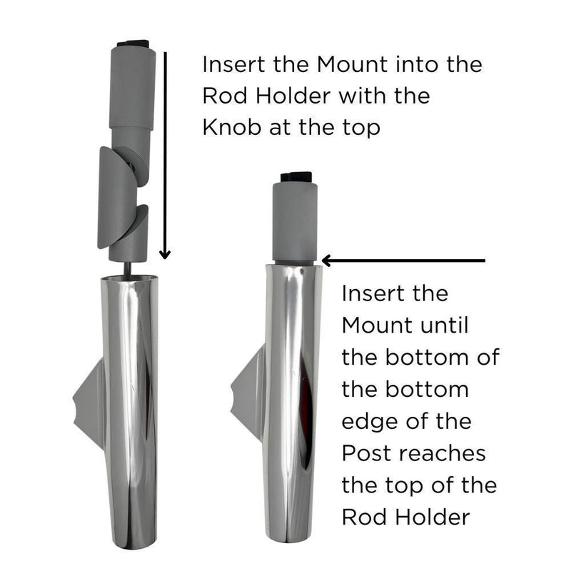 TACO ShadeFin Mini Rod Holder Mount [T10-4000-10] - Houseboatparts.com