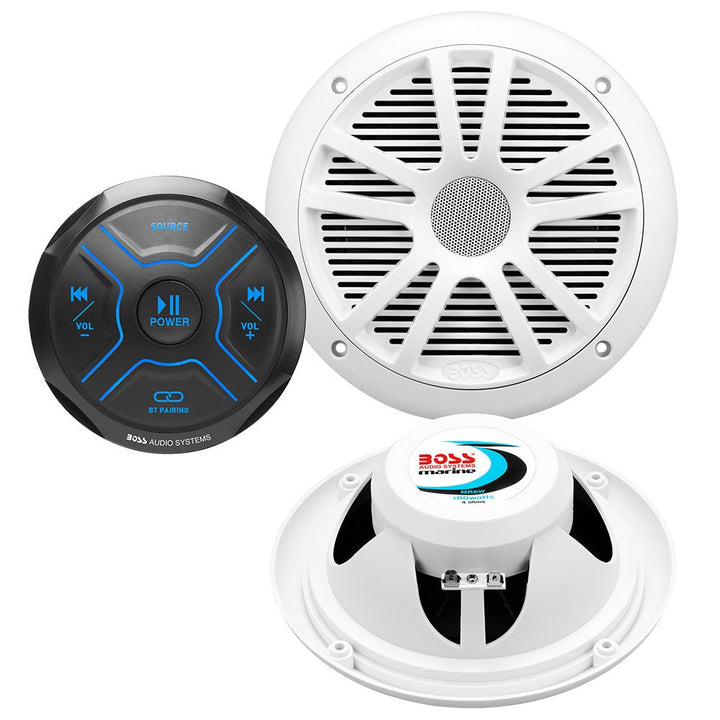 Boss Audio MG150W.6 Kit w/MGR150B 2 MR6W Speakers [MG150W.6] - Houseboatparts.com