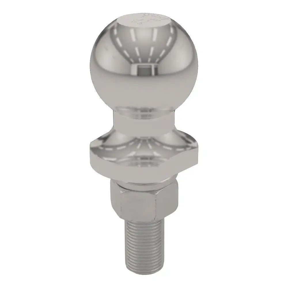 CURT 1 - 7/8" Trailer Ball - 3/4" x 2 - 1/8" Shank - 2,000 lb. Capacity - Stainless Steel [40080] - Houseboatparts.com