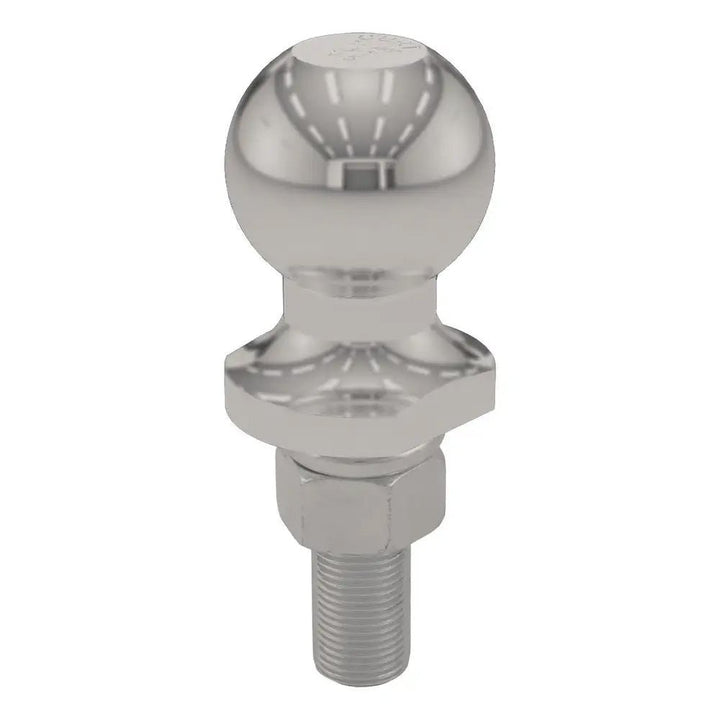 CURT 1 - 7/8" Trailer Ball - 3/4" x 2 - 1/8" Shank - 2,000 lb. Capacity - Stainless Steel [40080] - Houseboatparts.com