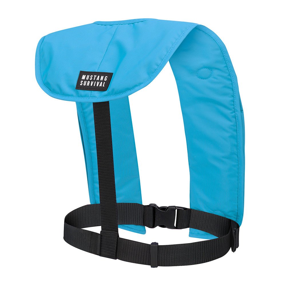 Mustang MIT 70 Manual Inflatable PFD - Azure (Blue) [MD4041-268-0-202] - Houseboatparts.com