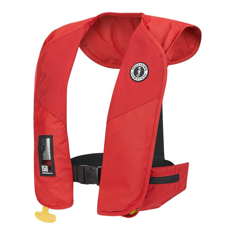Mustang MIT 150 Convertible Inflatable PFD - Red [MD2020-4-0-202] - Houseboatparts.com