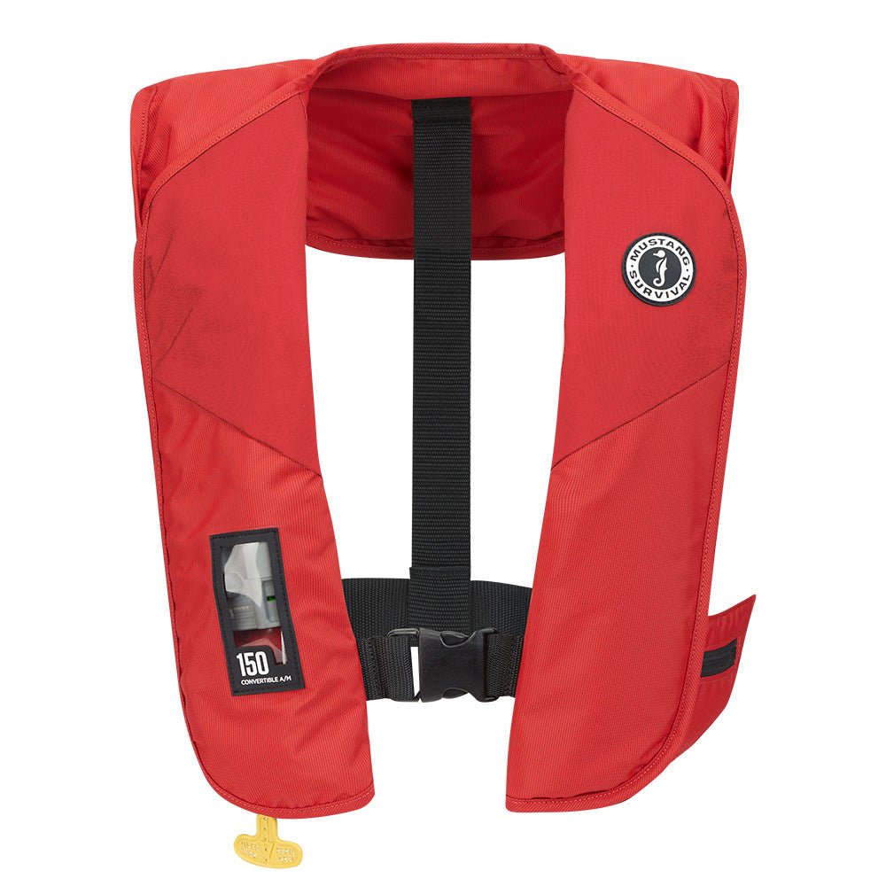 Mustang MIT 150 Convertible Inflatable PFD - Red [MD2020-4-0-202] - Houseboatparts.com