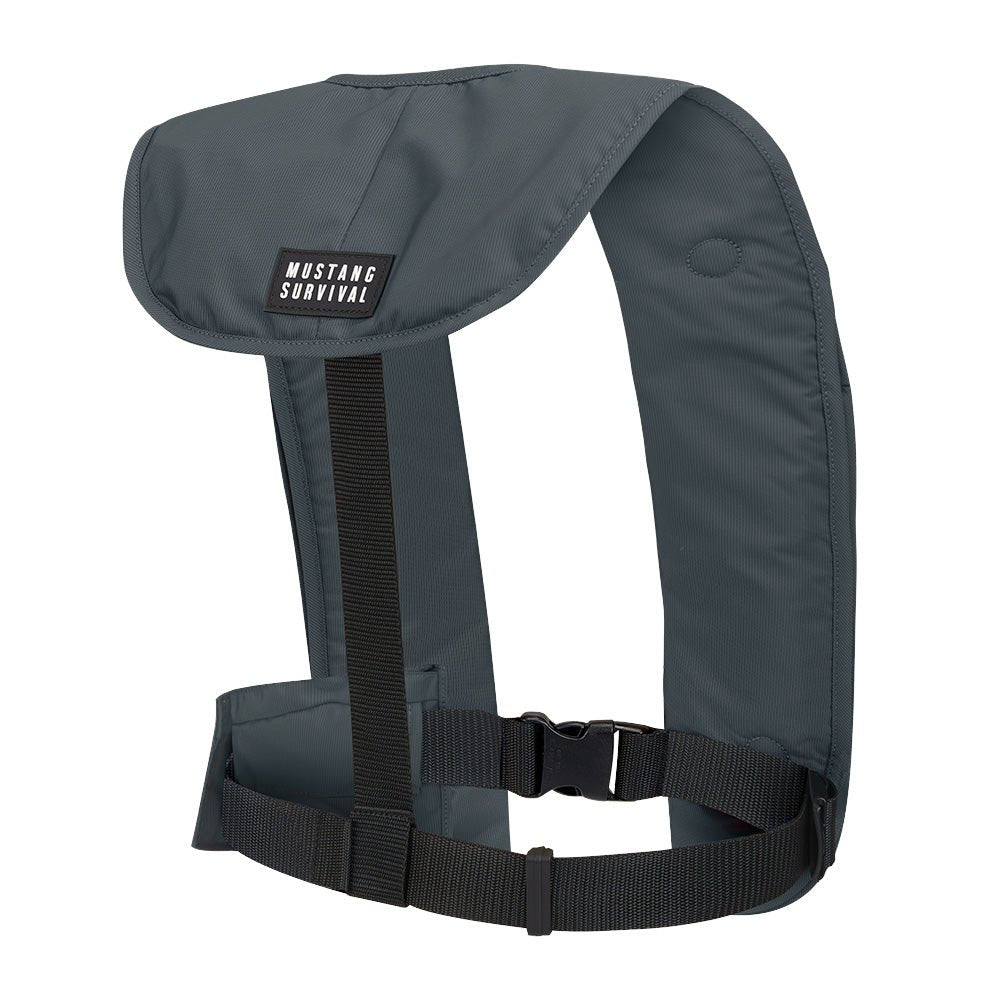 Mustang MIT 100 Convertible Inflatable PFD - Admiral Grey [MD2030-191-0-202] - Houseboatparts.com