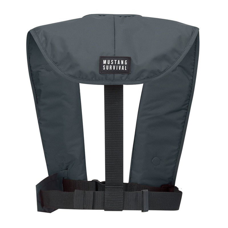 Mustang MIT 100 Convertible Inflatable PFD - Admiral Grey [MD2030-191-0-202] - Houseboatparts.com