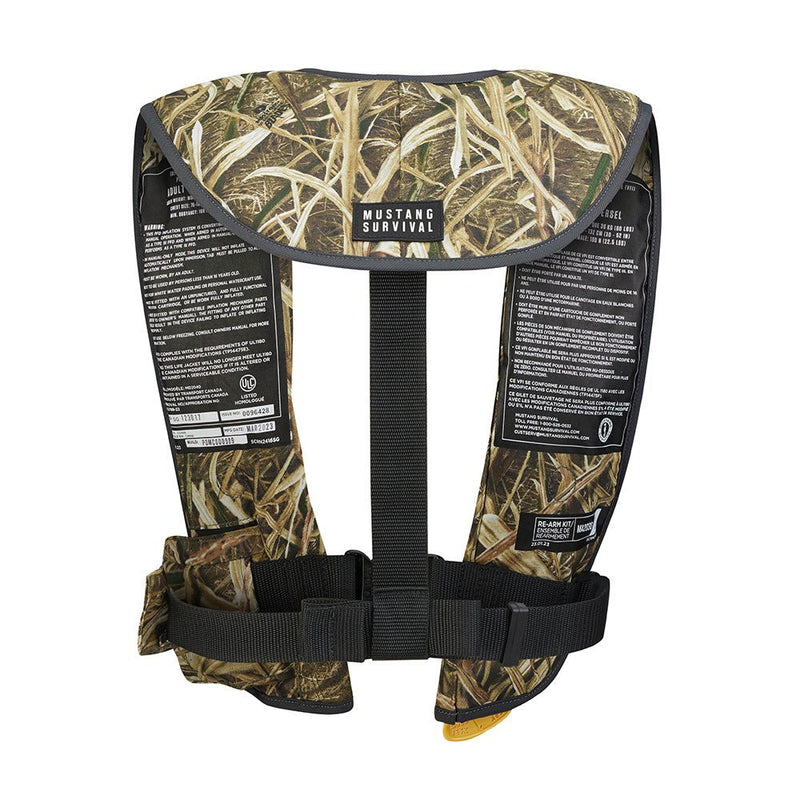 Mustang MIT 100 Convertible Inflatable PFD - Camo [MD2030CM-261-0-202] - Houseboatparts.com