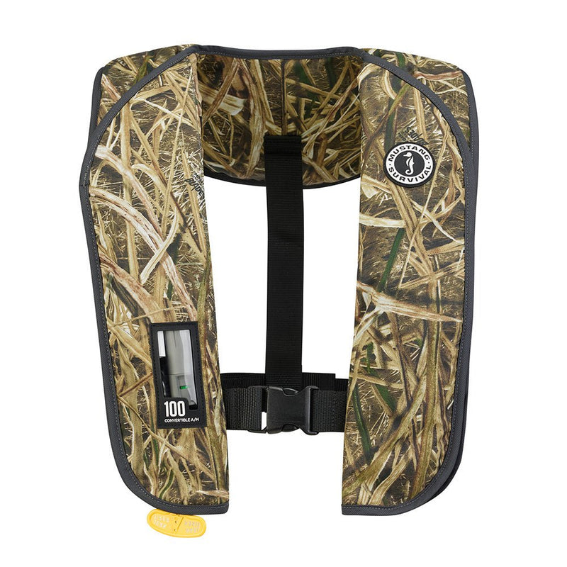 Mustang MIT 100 Convertible Inflatable PFD - Camo [MD2030CM-261-0-202] - Houseboatparts.com