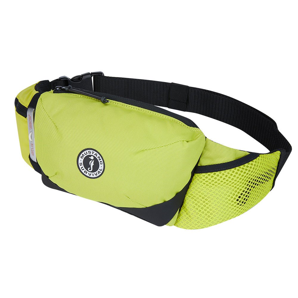 Mustang Essentialist Manual Inflatable Belt Pack - Mahi Yellow [MD3800-193-0-202] - Houseboatparts.com