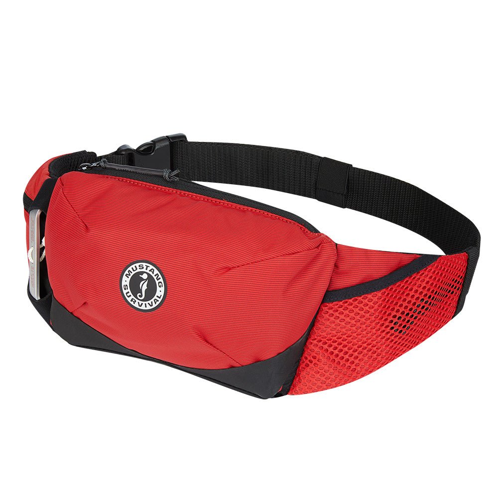 Mustang Essentialist Manual Inflatable Belt Pack - Red [MD3800-4-0-202] - Houseboatparts.com