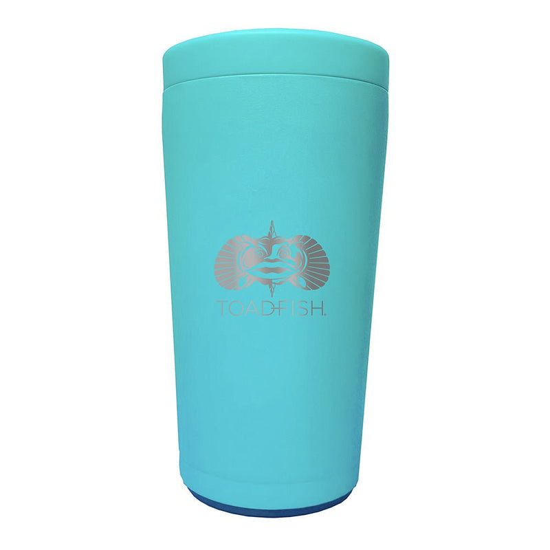 Toadfish Non-Tipping Can Cooler 2.0 - Universal Design - Teal [5004] - Houseboatparts.com