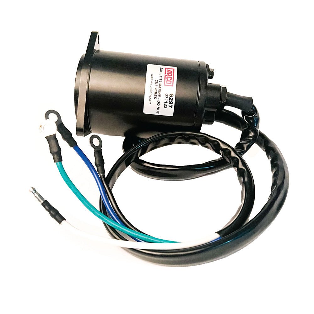 ARCO Marine Original Equipment Quality Replacement Yamaha Tilt Trim Motor - 1990-2003 250HP/1994-2003 225HP Units [6297] - Houseboatparts.com