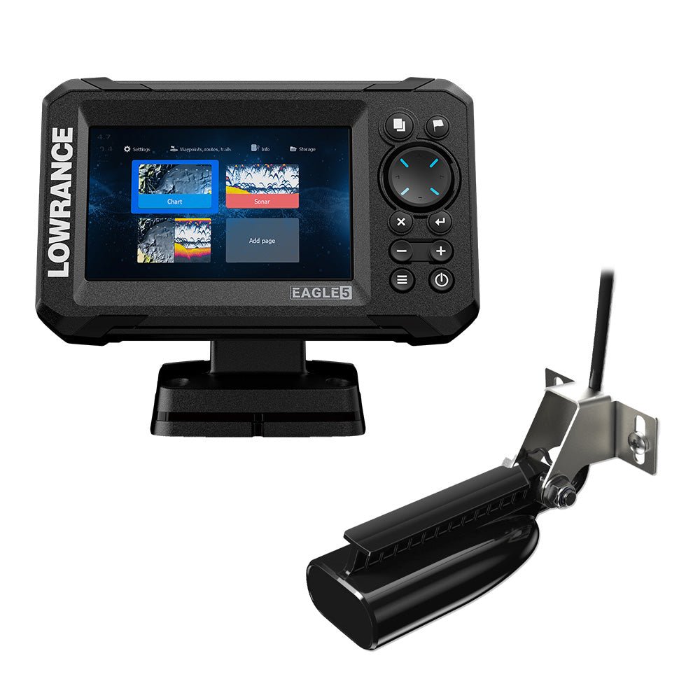 Lowrance Eagle 5 Combo w/SplitShot Transducer [000-16111-001] - Houseboatparts.com