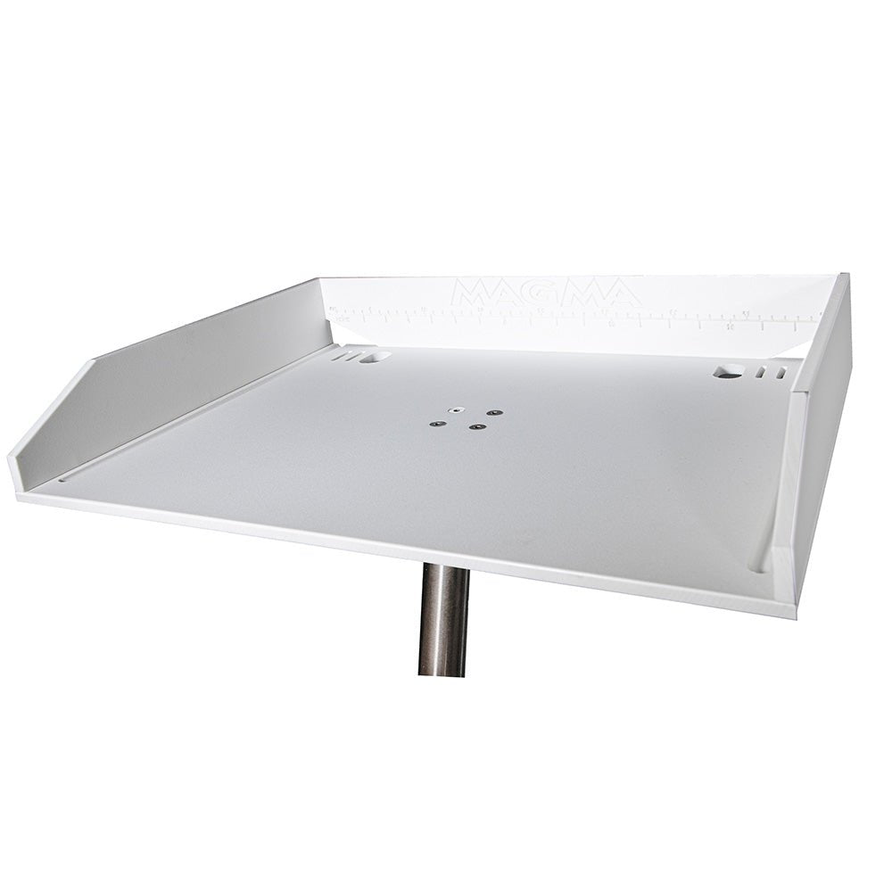 Magma 16" x 20" White Fillet Table w/LeveLock Mount [T10-424] - Houseboatparts.com