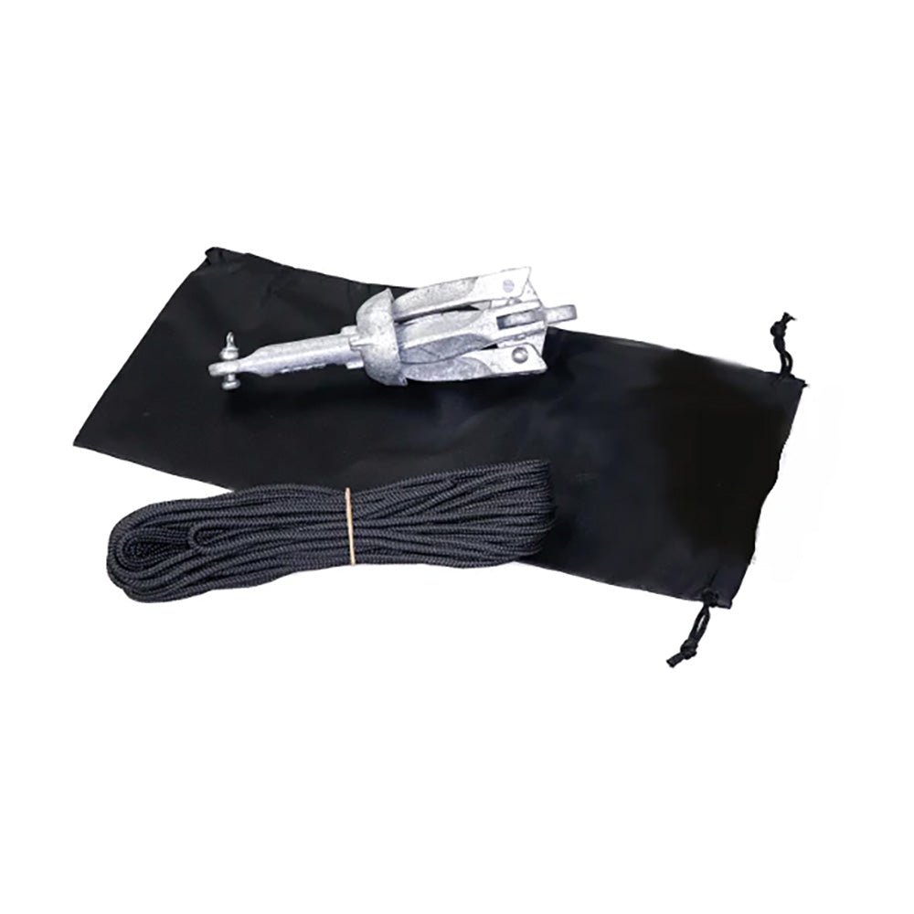 YakGear 1.5lb Grapnel Anchor Kit w/Storage Bag [AB1] - Houseboatparts.com