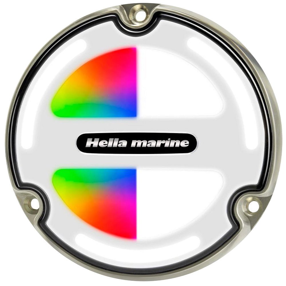 Hella Marine Apelo A3 RGBW Underwater Light - Bronze - White Lens [016831001] - Houseboatparts.com