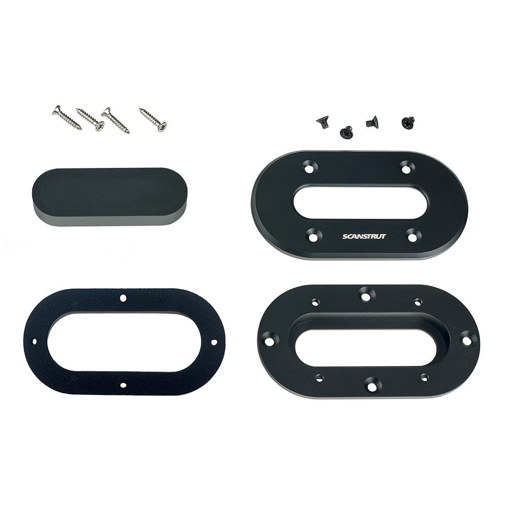 Scanstrut Black Anodized Aluminum Low - Profile Multi Cable Seal f/Cables Up to 15mm [DS - LP - MULTI - BLK] - Houseboatparts.com