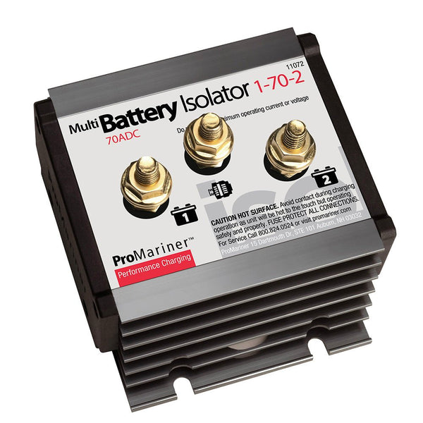 ProMariner Battery Isolator - 1 Alternator - 2 Battery - 70 AMP [11072] - Houseboatparts.com