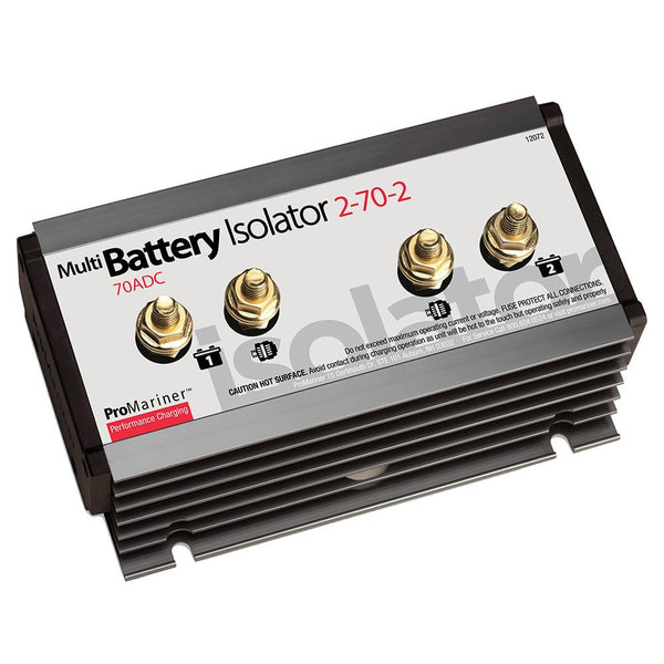 ProMariner Battery Isolator - 2 Alternator - 2 Battery - 70 AMP [12072] - Houseboatparts.com