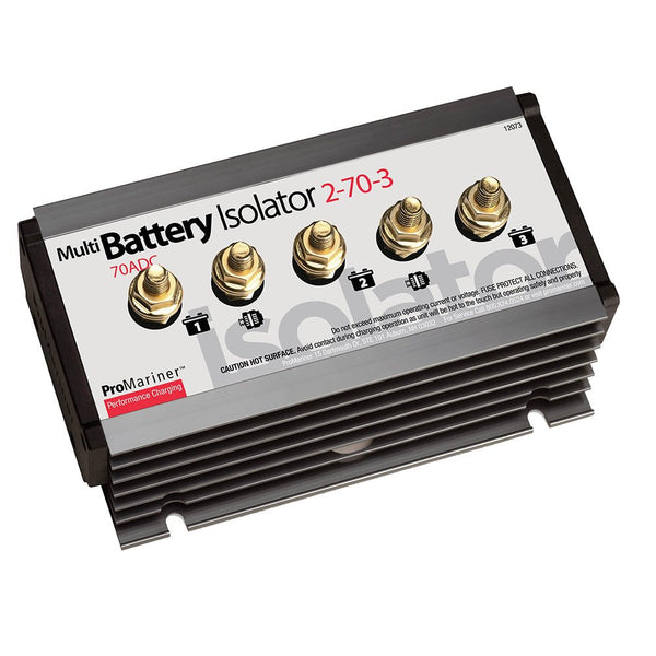 ProMariner Battery Isolator - 2 Alternator - 3 Battery - 70 AMP [12073] - Houseboatparts.com