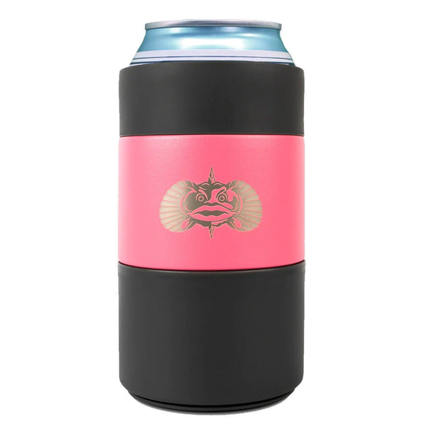 Toadfish Non-Tipping Can Cooler + Adapter - 12oz - Pink *12-Pack [1066-12] - Houseboatparts.com