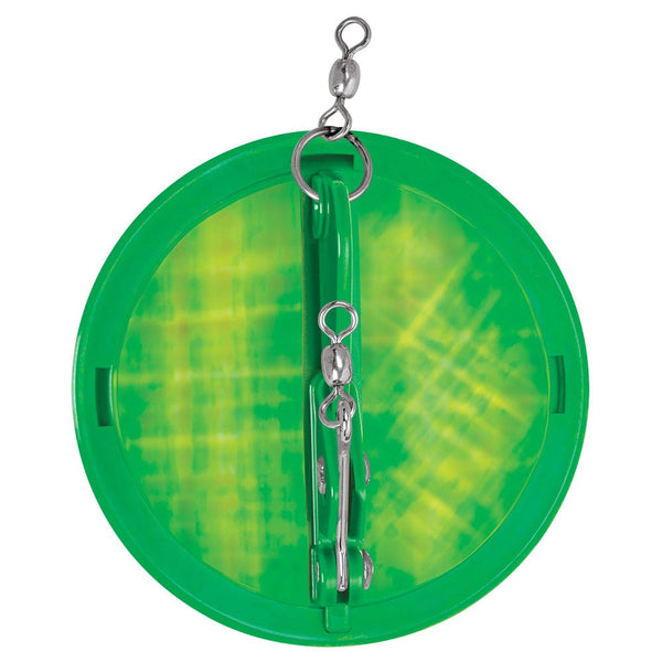 Luhr-Jensen 2-1/4" Dipsy Diver - Kelly Green/Silver Bottom Moon Jelly [5560-030-2511] - Houseboatparts.com