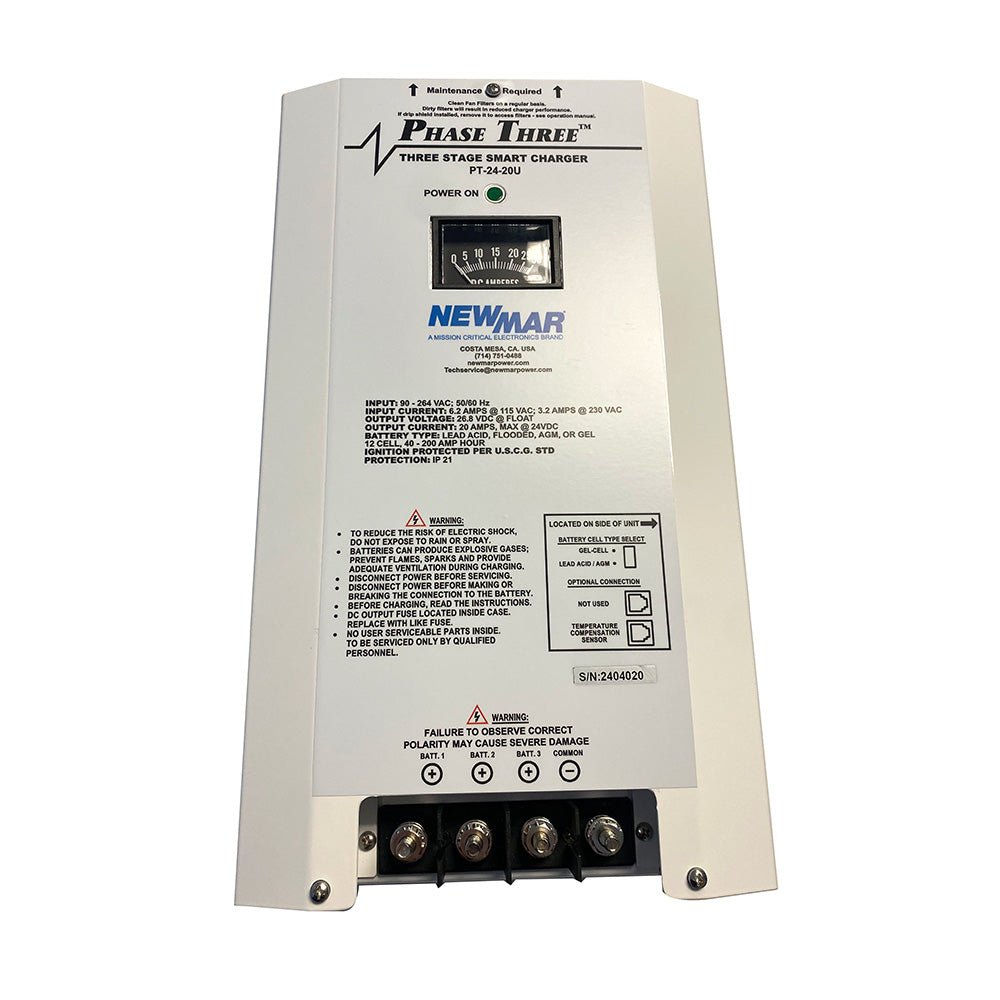 Newmar PT-24-20U Battery Charger [PT-24-20U] - Houseboatparts.com