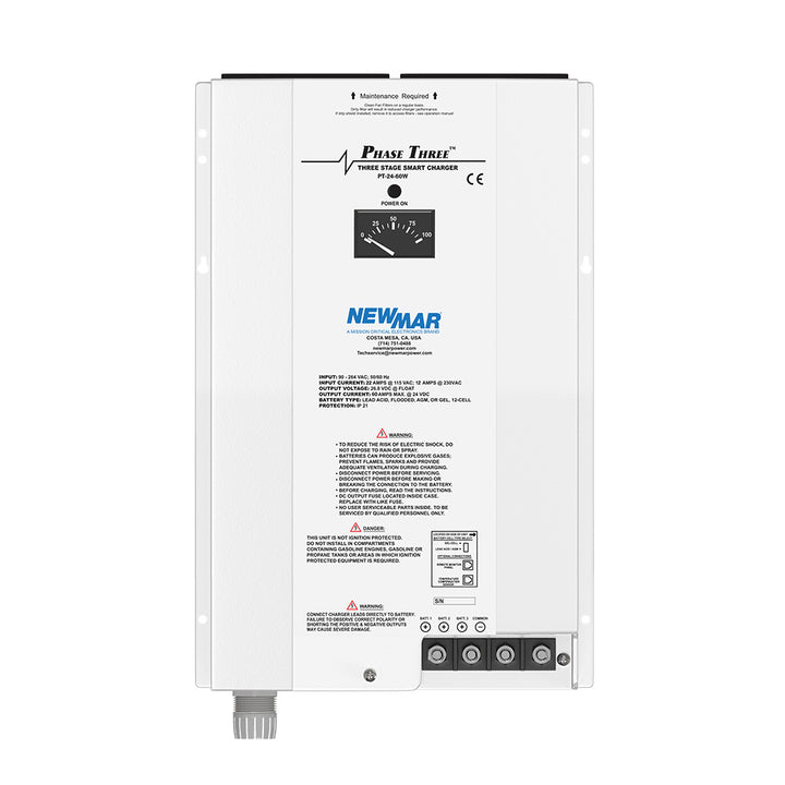 Newmar PT - 24 - 60W Battery Charger [PT - 24 - 60W] - Houseboatparts.com