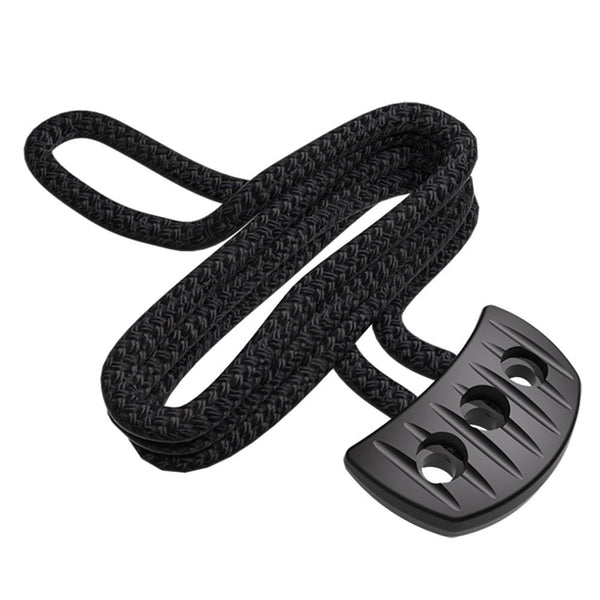 Snubber PULL w/Rope - Black [S51390] - Houseboatparts.com