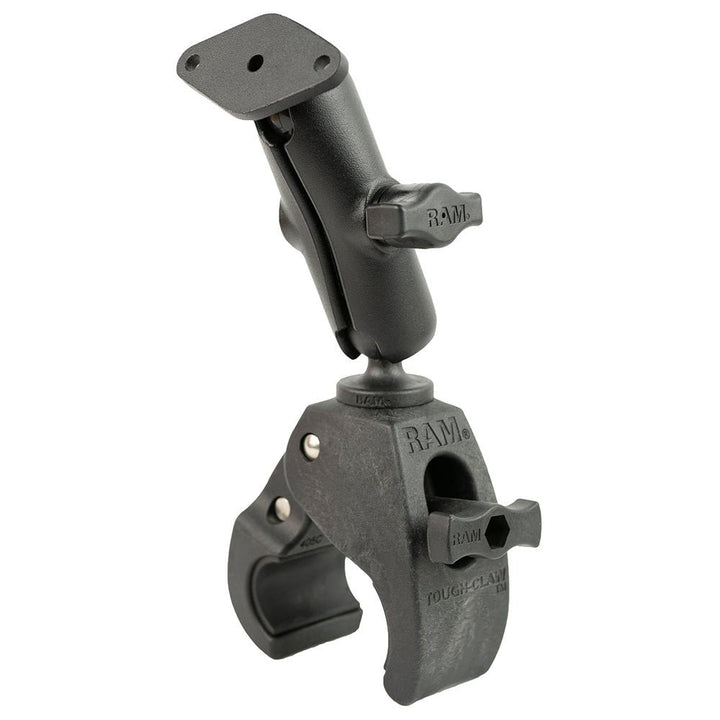 RAM Mount RAM Tough-Claw Medium Clamp Mount w/Diamond Plate [RAM-B-404-238U] - Houseboatparts.com
