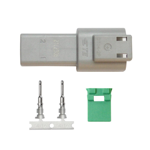 Pacer DT Deutsch Receptacle Repair Kit - 14-18 AWG (2 Position) [TDT04F-2RP] - Houseboatparts.com