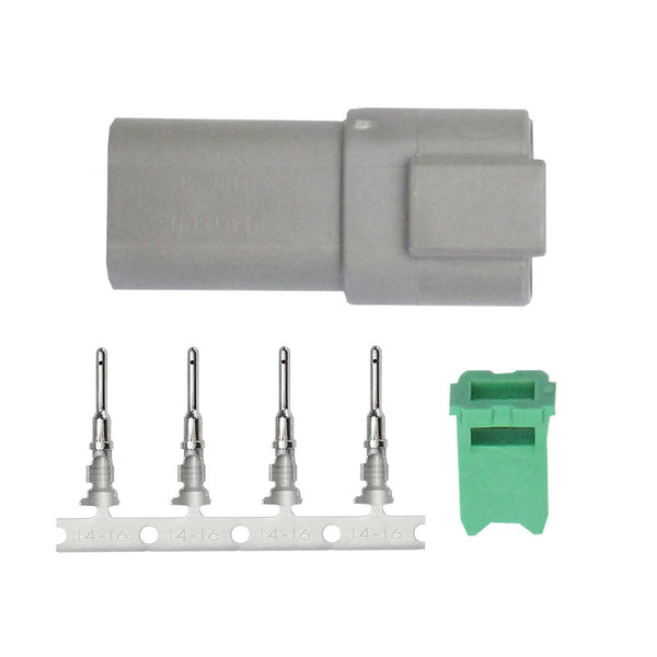 Pacer DT Deutsch Receptacle Repair Kit - 14-18 AWG (4 Position) [TDT04F-4RP] - Houseboatparts.com