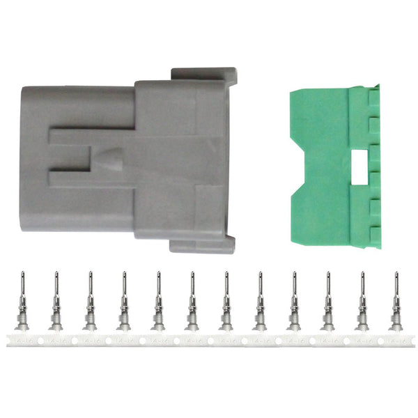 Pacer DT Deutsch Receptacle Repair Kit - 14-18 AWG (12 Position) [TDT04F-12RP] - Houseboatparts.com