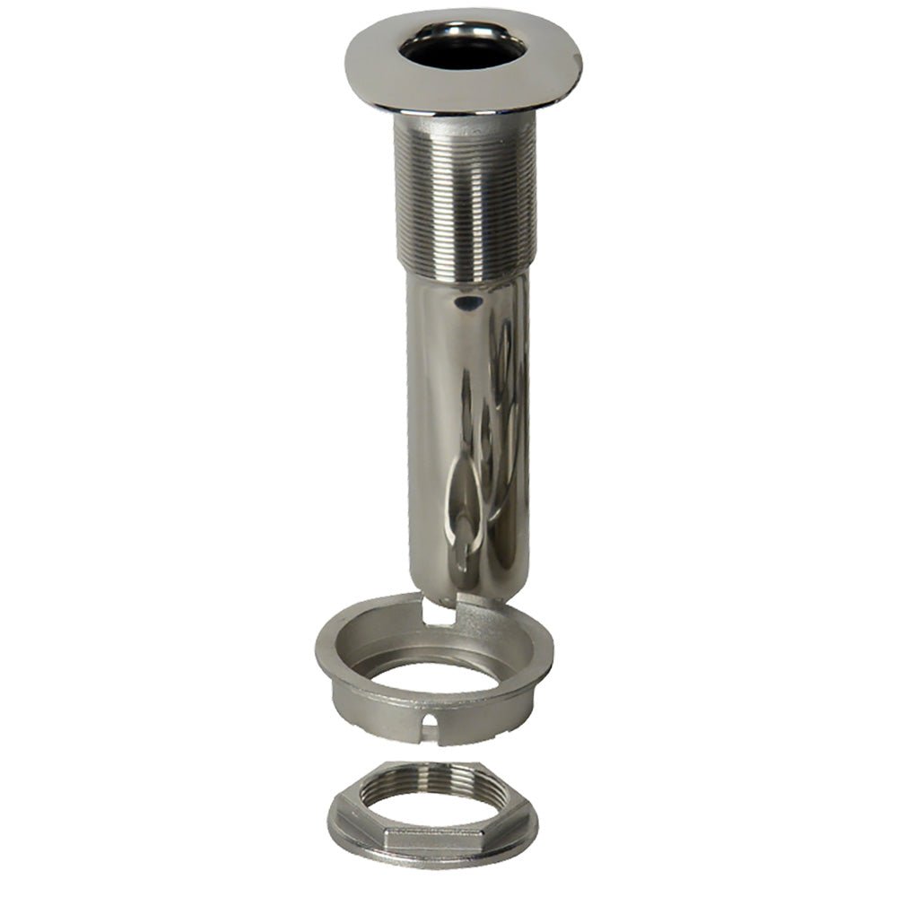 C.E. Smith 80 Series Screwless Flush Mount Rod Holder - 0 Degree - Stainless Steel - Swivel Bottom - Black Liner [53686S] - Houseboatparts.com