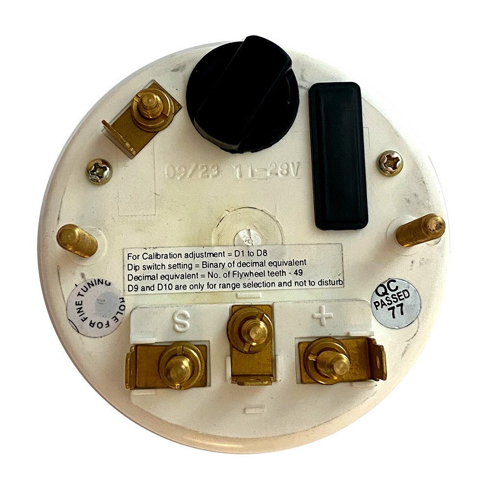 VDO Cockpit International Gen II 4K RPM Tachometer w/Hourmeter [333 - 93500] - Houseboatparts.com