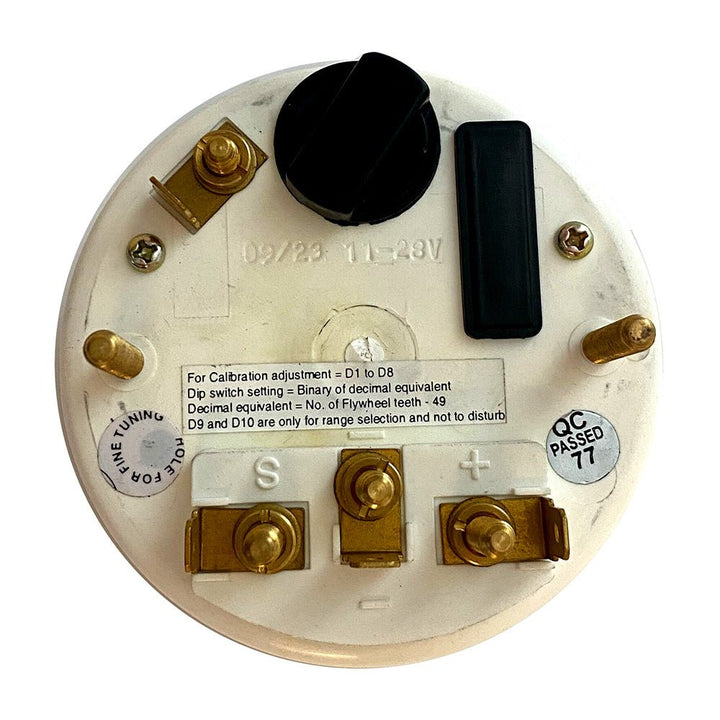 VDO Cockpit International Gen II 4K RPM Tachometer w/Hourmeter [333 - 93500] - Houseboatparts.com