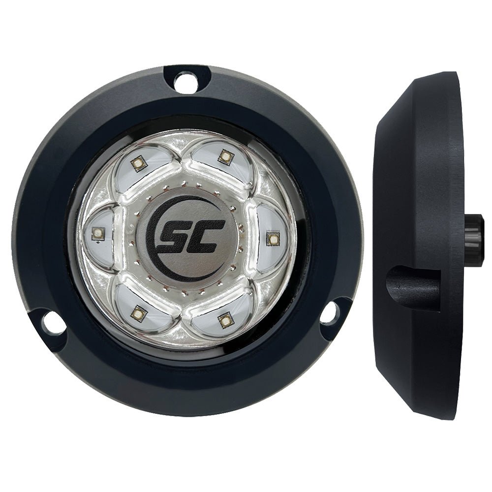 Shadow-Caster SC2 Series Polymer Composite Surface Mount Underwater Light - Great White [SC2-GW-CSM] - Houseboatparts.com