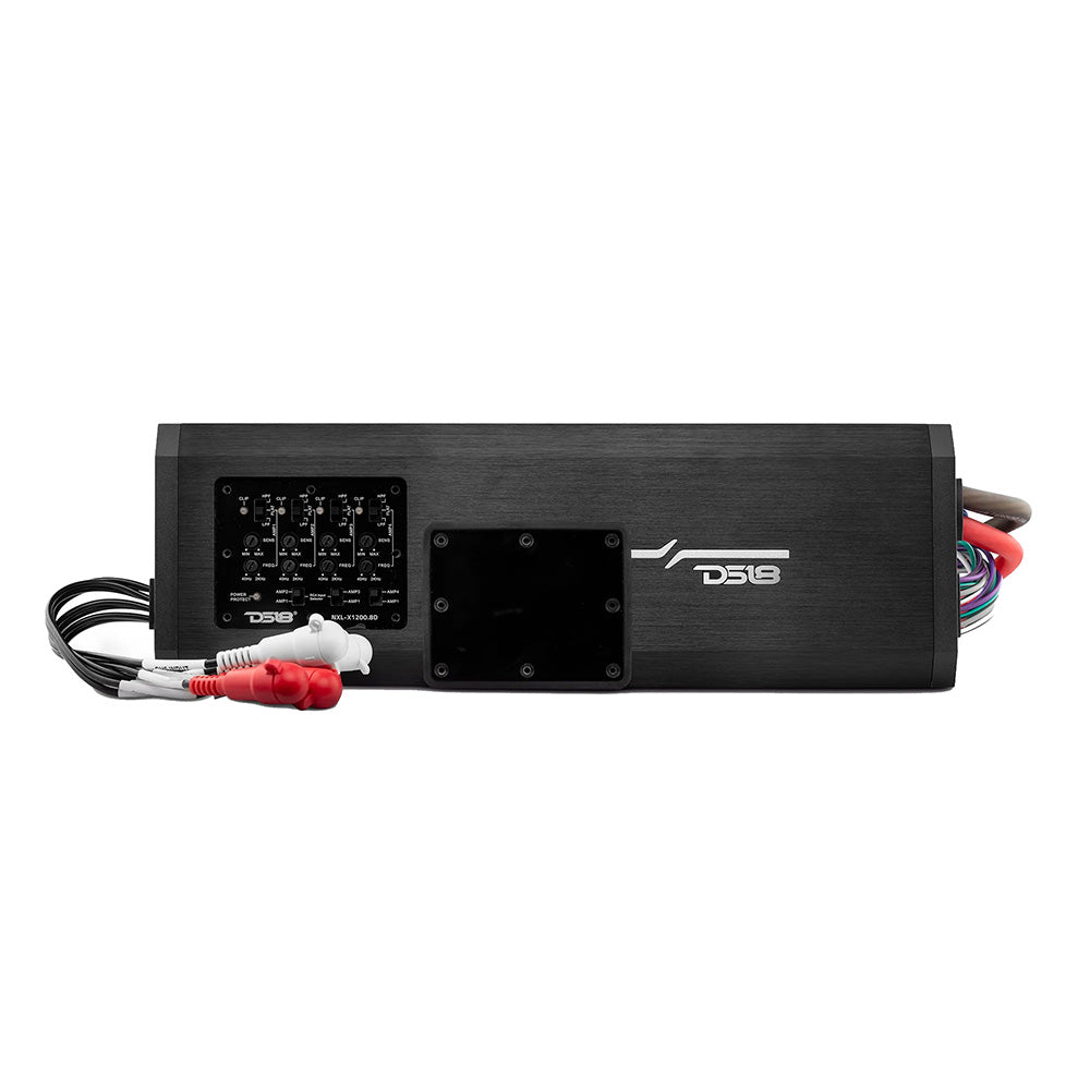 DS18 NXL 8-Channel Full-Range Class D Marine/Powersports Amplifier - 8 x 150W RMS, 4-Ohm [NXL-X1200.8D] - Houseboatparts.com