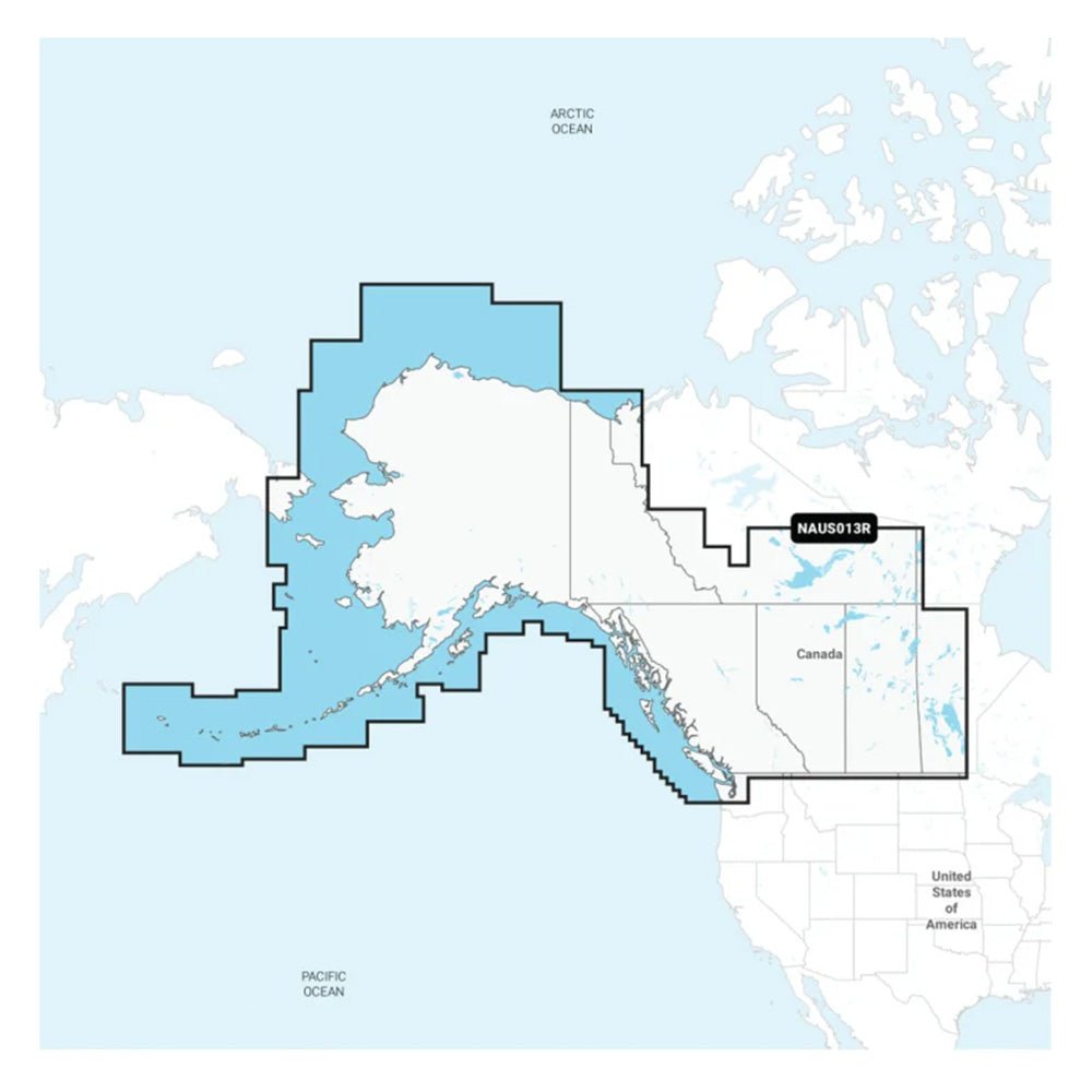 Navionics NAUS013R - Canada, West Alaska - Navionics+ [010-C1467-30] - Houseboatparts.com