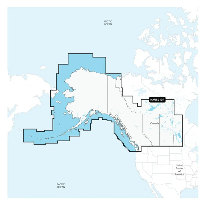 Navionics NAUS013R - Canada, West Alaska - Navionics+ [010-C1467-30] - Houseboatparts.com