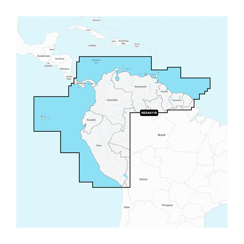 Garmin Navionics+ NSSA011R South America (North) [010-C1452-20] - Houseboatparts.com