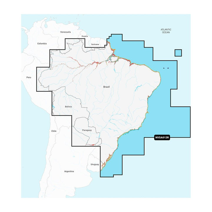 Garmin Navionics Vision+ NVSA012R Brazil [010-C1453-00] - Houseboatparts.com