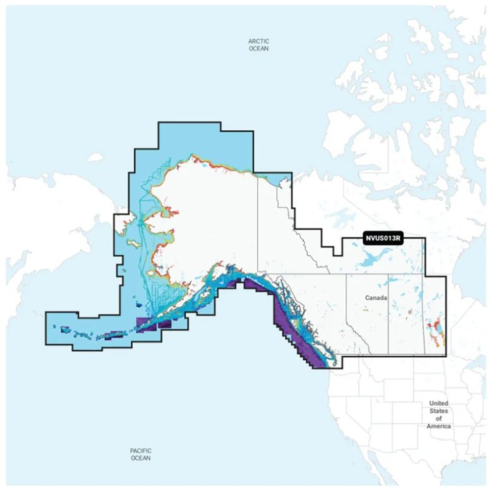 Garmin Navionics Vision+ NVUS013R Canada, West Alaska [010-C1485-00] - Houseboatparts.com