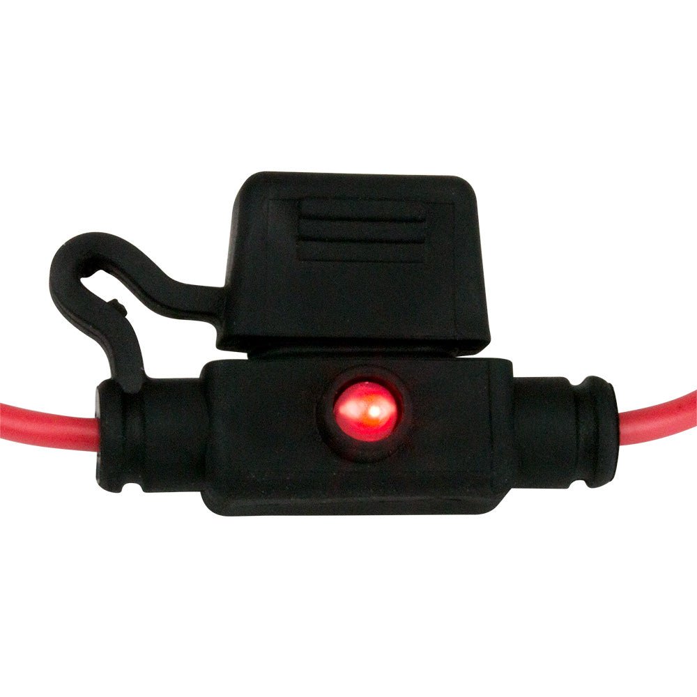 Sea-Dog ATM Mini Style Inline LED Fuse Holder - Up to 30A [445097-1] - Houseboatparts.com