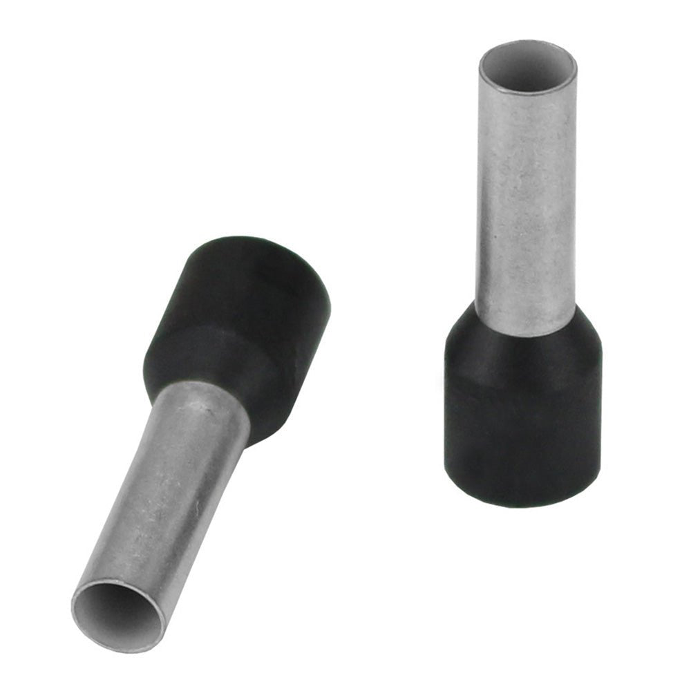 Pacer Black 10 AWG Wire Ferrule - 10mm Length - 25 Pack [TFRL10-12MM-25] - Houseboatparts.com