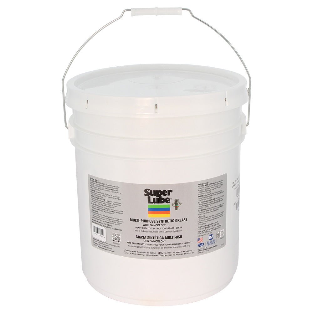 Super Lube Multi - Purpose Synthetic Grease w/Syncolon (PTFE) - 30lbs [41030] - Houseboatparts.com
