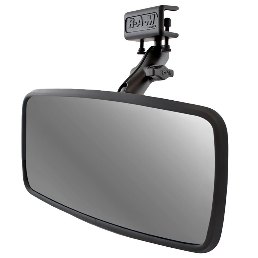 RAM Mount RAM Glare Shield Clamp Mount w/Rear View Mirror [RAM-B-126] - Houseboatparts.com