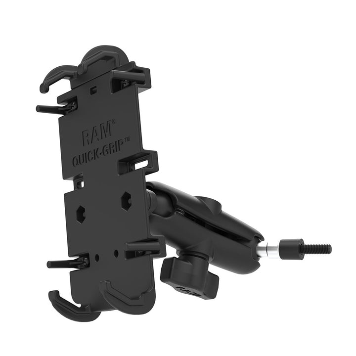 RAM Mount RAM Quick-Grip XL Phone Mount w/Grab Handle M6 Bolt Base [RAM-B-186-M6-PD4U] - Houseboatparts.com
