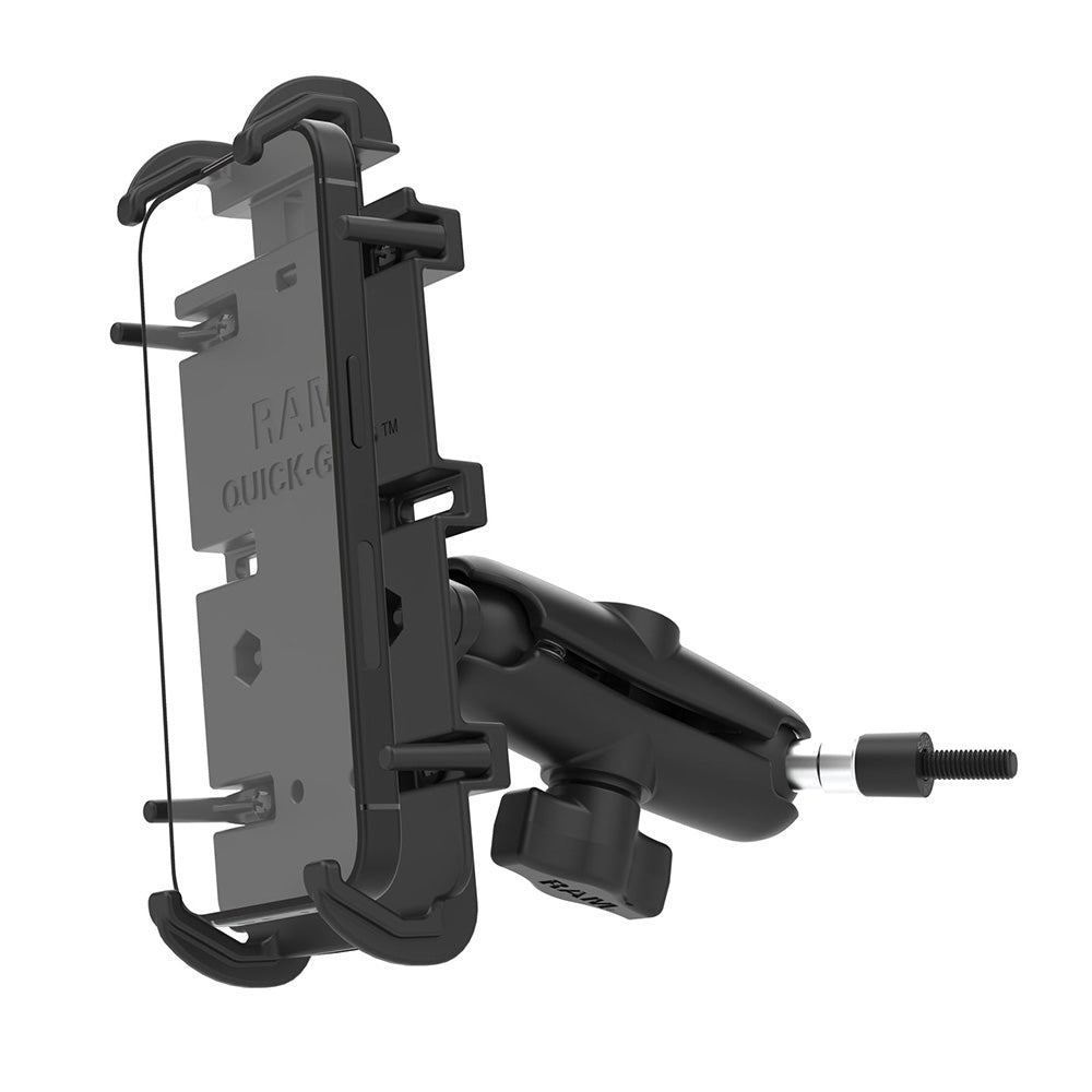 RAM Mount RAM Quick-Grip XL Phone Mount w/Grab Handle M6 Bolt Base [RAM-B-186-M6-PD4U] - Houseboatparts.com