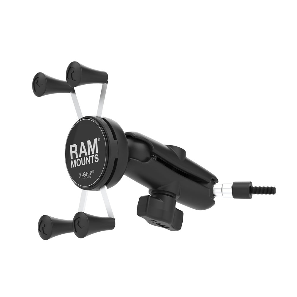 RAM Mount RAM X-Grip Phone Mount w/Grab Handle M6 Bolt Base [RAM-B-186-M6-UN7U] - Houseboatparts.com